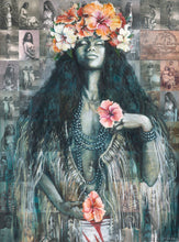 Phoenix du Fenua- Papier, Encadré- Tahiti Stock