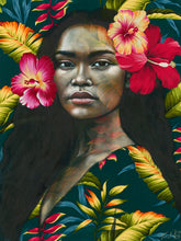 Pele- Papier encadre- Tahiti Stock