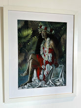 Âme de la Tupuna- Papier encadre- Tahiti Stock