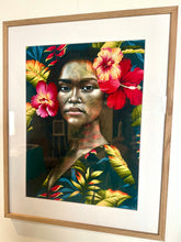 Pele- Papier encadre- Tahiti Stock