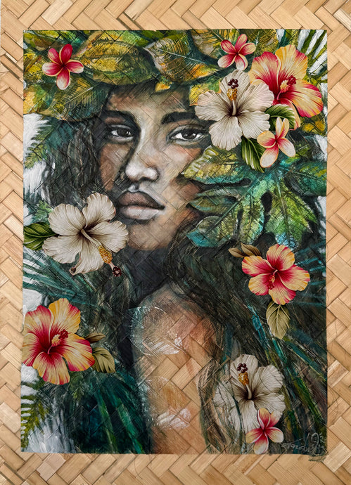 NEW! Paradis Perdu IV - Peinture originale, Tahiti
