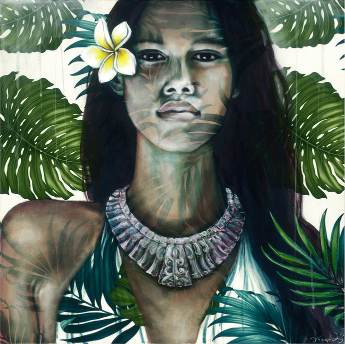 Mehiata Riaria -  100 x 100cm, Canvas