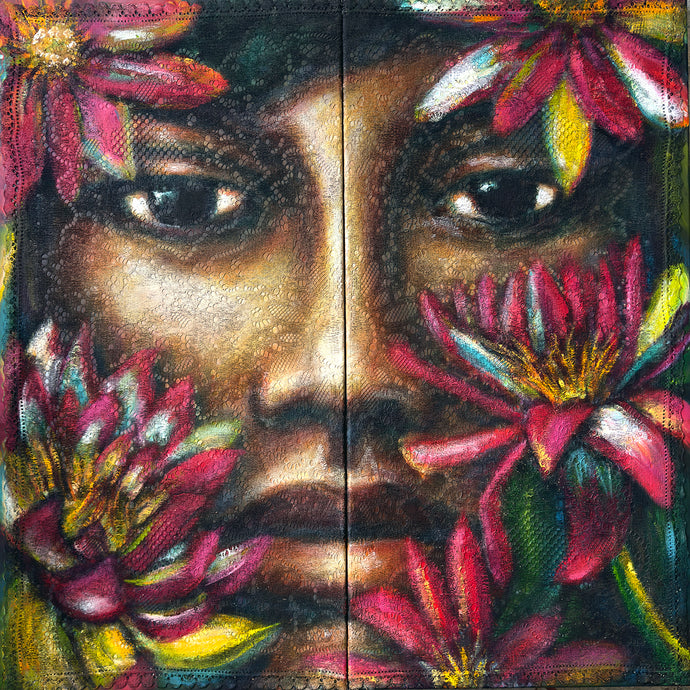 NIGHT GARDEN - ORIGINAL PAINTING