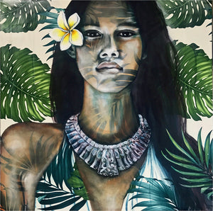 Mehiata Riaria - 120 x 120cm - Canvas