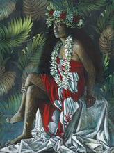 Âme de la Tupuna- Papier encadre- Tahiti Stock