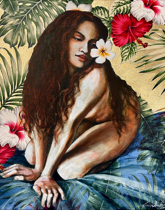 Déesse du jardin doré II