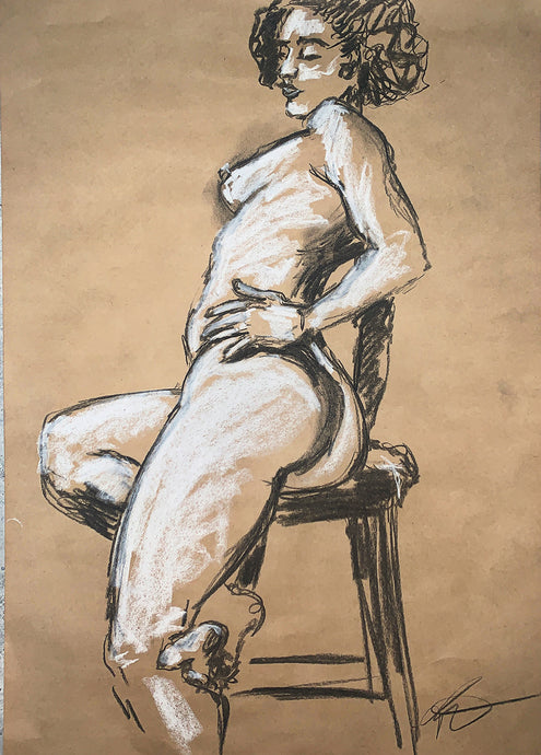 ÉTUDE DE VIE III - DESSIN ORIGINAL