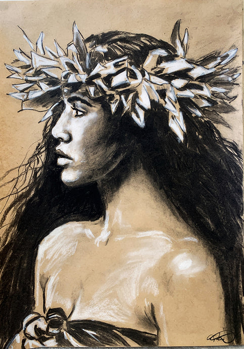 ÉTUDE KEALIIHOLOKAHIKI II - DESSIN ORIGINAL