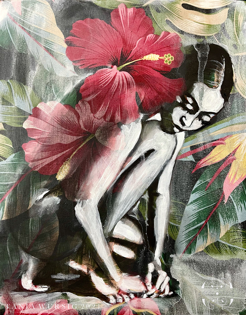 Full Bloom Nude III - ORIGINAL PAINTING