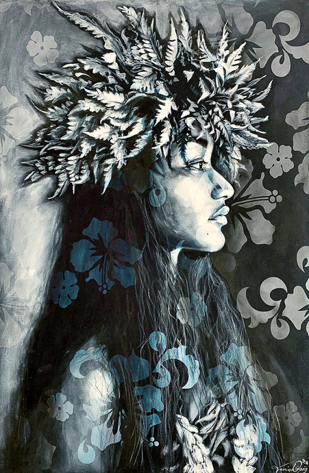 TIHANI I TA'AROA PEINTURE ORIGINALE