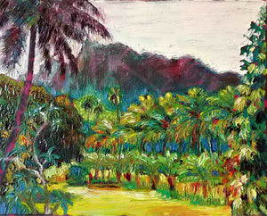 Jeune plantation de bananes, Rarotonga